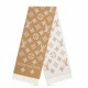 Fake Louis Vuitton LV Essential Scarf In Beige Wool M77728 Replica Fake Louis Vuitton LV Essential Scarf In Beige Wool M77728 Replica