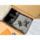 Replica Louis Vuitton LV Essential Scarf In Black Wool M77853 Replica Louis Vuitton LV Essential Scarf In Black Wool M77853