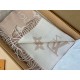 Fake Louis Vuitton LV Essential Scarf In Beige Rose Wool M77854 Replica