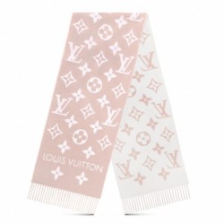 Fake Louis Vuitton LV Essential Scarf In Beige Rose Wool M77854 Replica