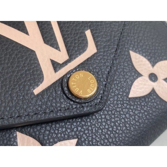 Fake Louis Vuitton Victorine Wallet Monogram Empreinte Leather M80968 Replica Replica Louis Vuitton Victorine Wallet Monogram Empreinte Leather M80968
