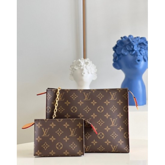 Replica Louis Vuitton Toiletry Pouch On Chain In Monogram Canvas M81412 Replica Louis Vuitton Toiletry Pouch On Chain In Monogram Canvas M81412