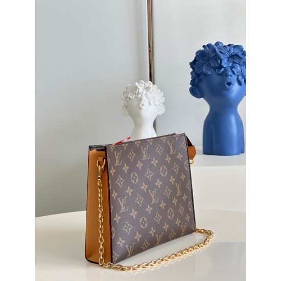 Replica Louis Vuitton Toiletry Pouch On Chain In Monogram Canvas M81412 Replica Louis Vuitton Toiletry Pouch On Chain In Monogram Canvas M81412