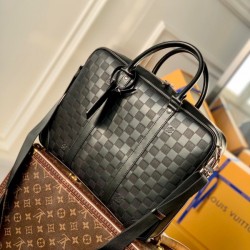 Replica Louis Vuitton Sirius Briefcase In Damier Infini Leather N45288