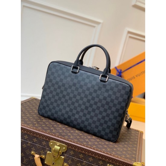 Replica Louis Vuitton Porte-Documents Business MM In Damier Graphite N50200 Fake Louis Vuitton Porte-Documents Business MM In Damier Graphite N50200 Replica