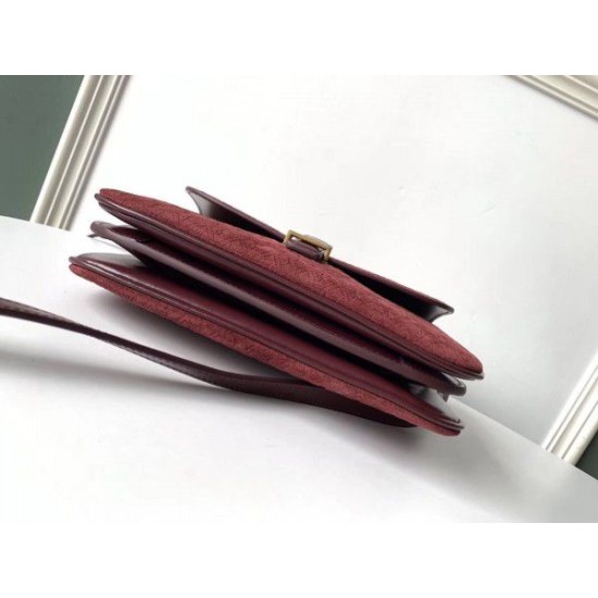 Replica YSL Saint Laurent Monogram All Over Small Satchel In Bordeaux Suede Replica YSL Saint Laurent Monogram All Over Small Satchel In Bordeaux Suede