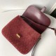 Replica YSL Saint Laurent Monogram All Over Small Satchel In Bordeaux Suede Replica YSL Saint Laurent Monogram All Over Small Satchel In Bordeaux Suede
