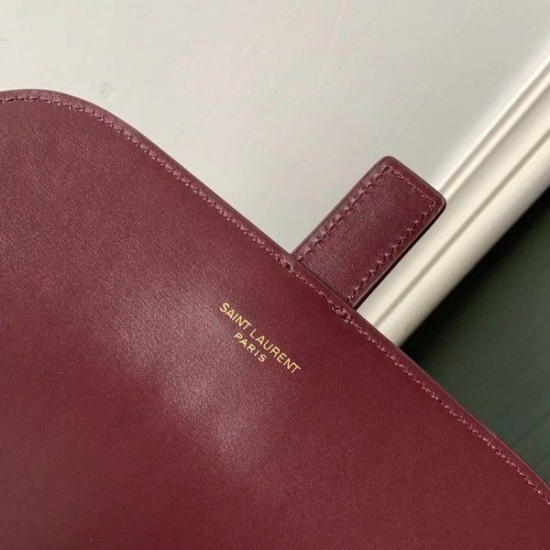 Replica YSL Saint Laurent Monogram All Over Small Satchel In Bordeaux Suede Replica YSL Saint Laurent Monogram All Over Small Satchel In Bordeaux Suede