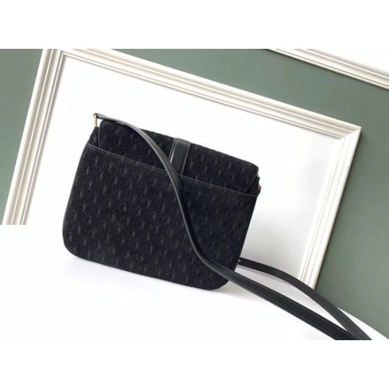 Replica YSL Saint Laurent Monogram All Over Small Satchel Suede Black Replica YSL Saint Laurent Monogram All Over Small Satchel Suede Black