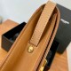 Replica YSL Saint Laurent Kaia North South Bag Brown Replica YSL Saint Laurent Kaia North South Bag Brown