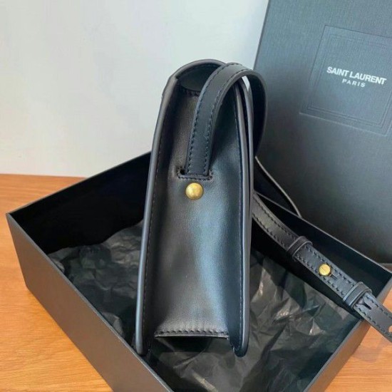 Fake YSL Saint Laurent Kaia North South Bag Black Replica Replica YSL Saint Laurent Kaia North South Bag Black