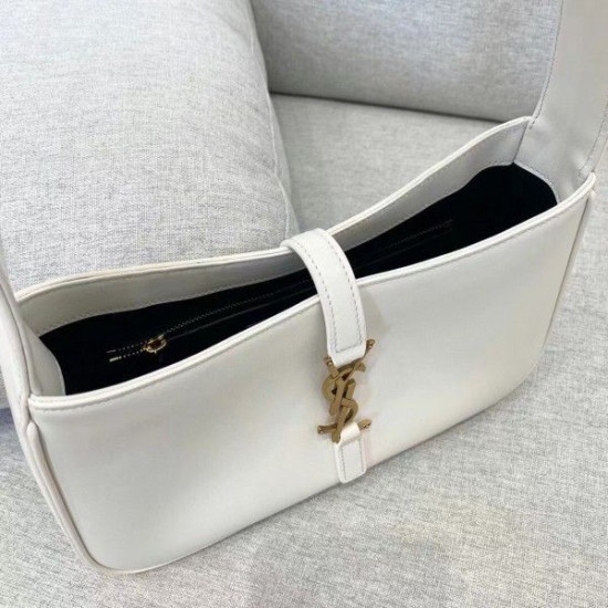 Fake YSL Saint Laurent Le 5 À 7 Hobo Bag White Replica Replica YSL Saint Laurent Le 5 À 7 Hobo Bag White