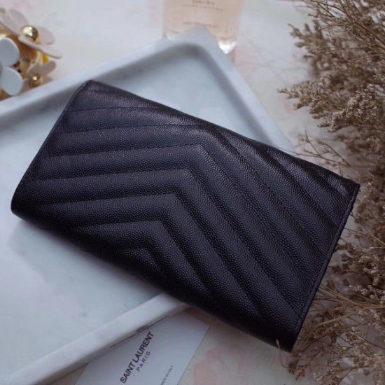 Replica YSL Saint Laurent Large Monogram Flap All Black Replica YSL Saint Laurent Large Monogram Flap All Black