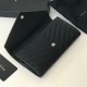 Fake YSL Saint Laurent Large Monogram Flap Wallet Black Silver Replica Fake YSL Saint Laurent Large Monogram Flap Wallet Black Silver Replica
