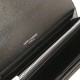Fake YSL Saint Laurent Large Monogram Flap Wallet Black Silver Replica Fake YSL Saint Laurent Large Monogram Flap Wallet Black Silver Replica