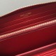 Fake YSL Saint Laurent Monogram Zip Around Wallet Red Replica Fake YSL Saint Laurent Monogram Zip Around Wallet Red Replica