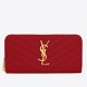 Fake YSL Saint Laurent Monogram Zip Around Wallet Red Replica Fake YSL Saint Laurent Monogram Zip Around Wallet Red Replica