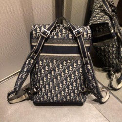 Replica Christian Dior Obligue Rucksack Black