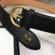Replica Gucci Men Belts 4cm Gold Hardware