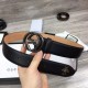 Replica Gucci Men Belts With Double G Buckle 4cm Black Hardware