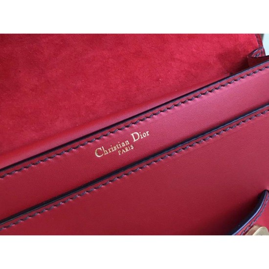 Replica Dior J'ADIOR Flap Bag With Chain In Calfskin M9000 Red Replica Dior J'ADIOR Flap Bag With Chain In Calfskin M9000 Red