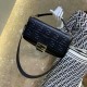 Fake large FF logo Baguette Bag Black Replica Fake large FF logo Baguette Bag Black Replica