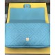 Fake large FF logo Baguette Bag Blue Replica Fake large FF logo Baguette Bag Blue Replica
