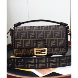 Replica Baguette Fabric Bag 8BR600 Black