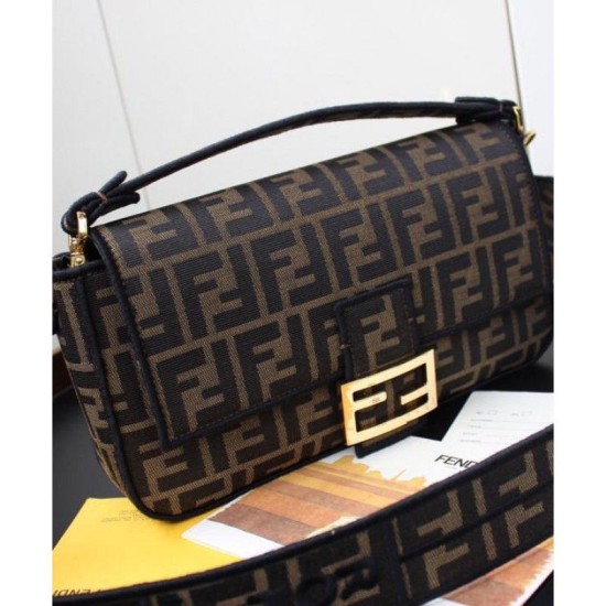 Fake Baguette Fabric Bag 8BR600 Black Replica Replica Baguette Fabric Bag 8BR600 Black