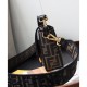 Fake Baguette Fabric Bag 8BR600 Black Replica Replica Baguette Fabric Bag 8BR600 Black