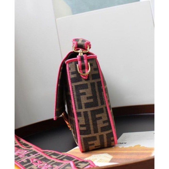 Fake Baguette Roma Amor leather bag 8BR771 Pink Replica Replica Baguette Roma Amor leather bag 8BR771 Pink