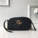 Replica Gucci GG Marmont small shoulder bag 447632 Black Replica Gucci GG Marmont small shoulder bag 447632 Black