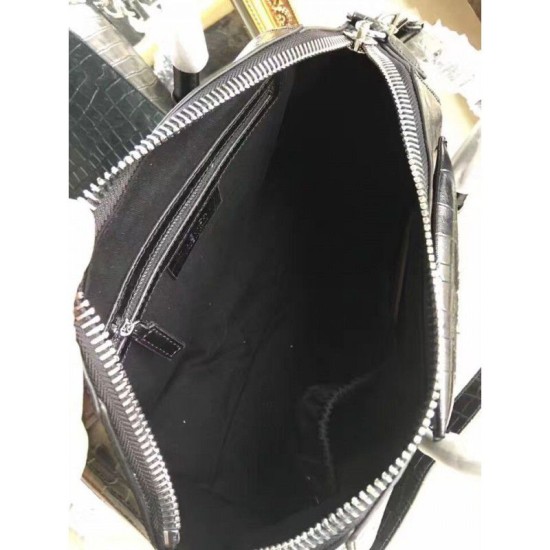 Fake Givenchy Antigona Tote Bag Crocodile leather Black Replica Replica Givenchy Antigona Tote Bag Crocodile leather Black