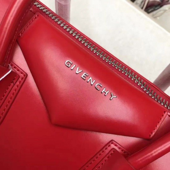 Fake Givenchy Antigona Tote Bag leather Red Replica Replica Givenchy Antigona Tote Bag leather Red