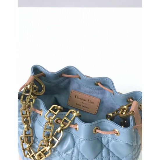 Fake Christian Dior Miss Dior Bucket Blue Replica Fake Christian Dior Miss Dior Bucket Blue Replica