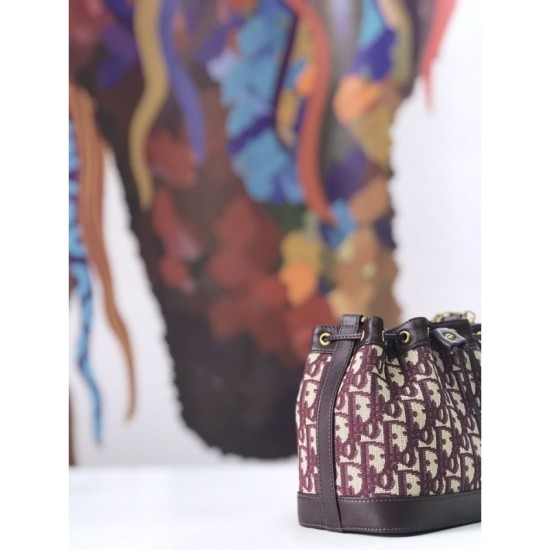 Fake Christian Dior Miss Dior Oblique Bucket Red Replica Fake Christian Dior Miss Dior Oblique Bucket Red Replica