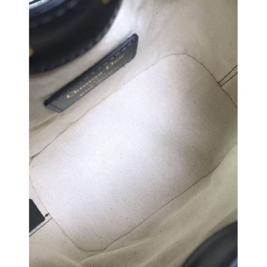 Fake Christian Dior Miss Dior Oblique Bucket Black Replica Replica Christian Dior Miss Dior Oblique Bucket Black