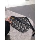 Replica Christian Dior Oblique Saddle Belt Bag Black Fake Christian Dior Oblique Saddle Belt Bag Black Replica