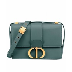 Fake Christian Dior 30 Montaigne Flap Bag Blue Replica