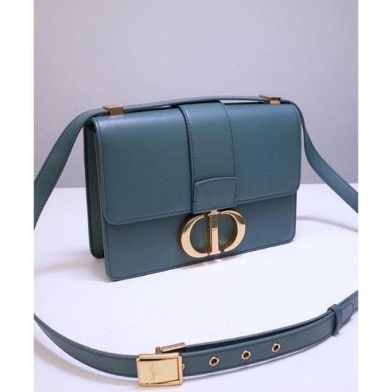 Replica Christian Dior 30 Montaigne Flap Bag Blue Fake Christian Dior 30 Montaigne Flap Bag Blue Replica