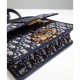 Fake Christian Dior 30 Montaigne Flap Bag Dark Blue Replica Fake Christian Dior 30 Montaigne Flap Bag Dark Blue Replica