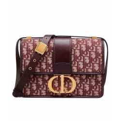 Replica Christian Dior 30 Montaigne Flap Bag Red
