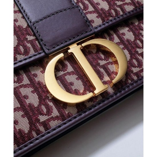 Replica Christian Dior 30 Montaigne Flap Bag Red Replica Christian Dior 30 Montaigne Flap Bag Red
