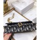 Fake Christian Dior Saddle long wallet with flap S5614 Dark Blue Replica Replica Christian Dior Saddle long wallet with flap S5614 Dark Blue