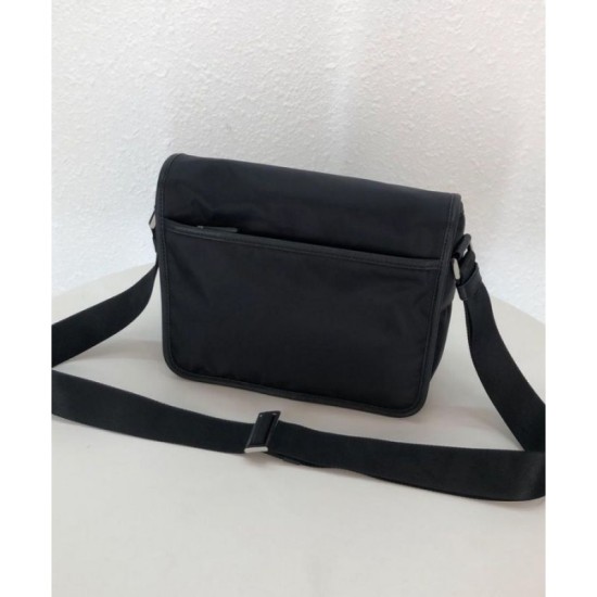 Replica Prada Nylon shoulder bag 2VD769 Black Fake Prada Nylon shoulder bag 2VD769 Black Replica