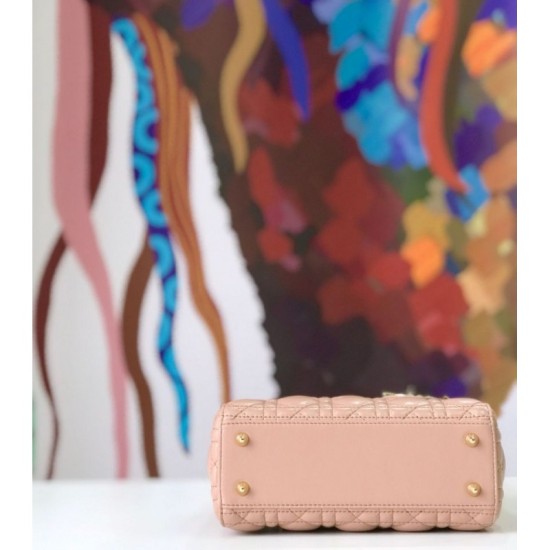 Fake Christian Dior Small My ABCDior Tote Bag M0538 Apricot Replica Replica Christian Dior Small My ABCDior Tote Bag M0538 Apricot
