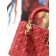 Fake Christian Dior Supple Lady Dior Bag Red Replica Replica Christian Dior Supple Lady Dior Bag Red