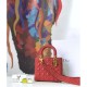 Fake Christian Dior Supple Lady Dior Bag Red Replica Replica Christian Dior Supple Lady Dior Bag Red