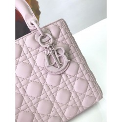 Replica Christian Dior Lady Dior Ultra-Matte Bag Pink