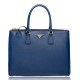 Replica Prada Top Handles 1BA786 Blue Replica Prada Top Handles 1BA786 Blue